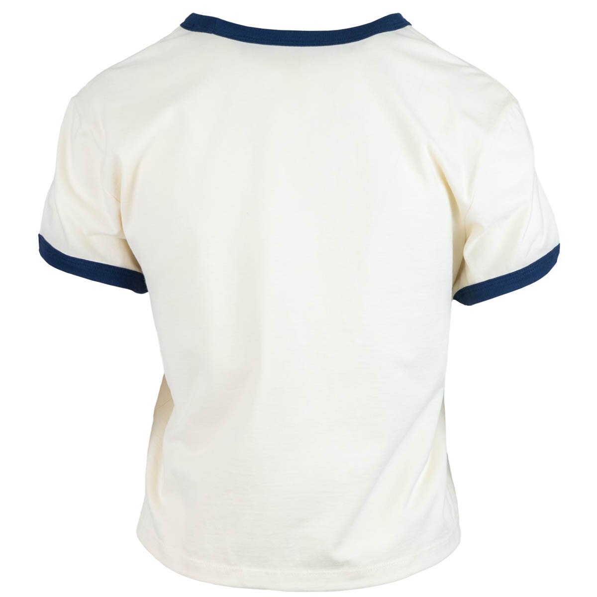 Women's nike utah state crop ringer natural t-shirt